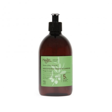 Najel Aleppo Flussigseife 5% 500ml Алеппо жидкое мыло 5% 500мл