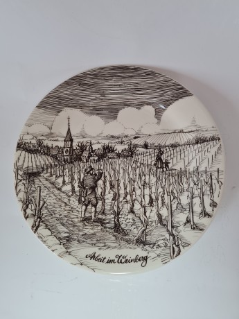 Ironstone Керамическая термоустойчивая тарелка 24,5см, Англия