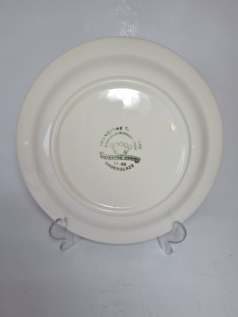 Ironstone Керамическая термоустойчивая тарелка 24,5см, Англия