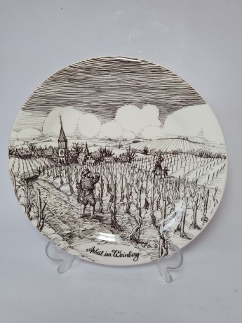 Ironstone Керамическая термоустойчивая тарелка 24,5см, Англия