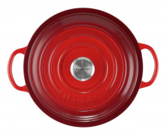 Le Creuset LE CREUSET Br\u00e4ter  22cm kirschrot SIGNATURE rot LE CREUSET бройлер 22см вишнево-красный SIGNATURE