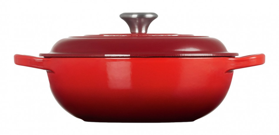 Le Creuset LE CREUSET Br\u00e4ter 22cm kirschrot SIGNATURE rot LE CREUSET бройлер 22см вишнево-красный SIGNATURE