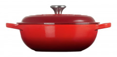 Le Creuset LE CREUSET Br\u00e4ter  22cm kirschrot SIGNATURE rot LE CREUSET бройлер 22см вишнево-красный SIGNATURE