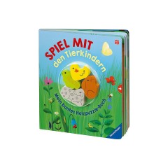 Ravensburger Spiel mit den Tierkindern Играйте с детьми животных