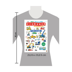 Penguin Junior Verlag Mein riesengrosses ZICKZACK Ausklappbuch Моя огромная раскладушка ZICKZACK