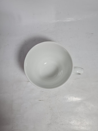 Чашка винтажная Hutschenreuther с ботаническим принтом, фарфор, 2 шт., 13 см, Германия, 1980-90гг.