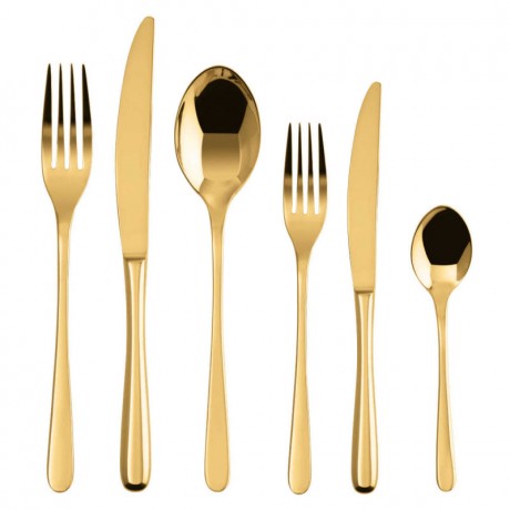 Sambonet Sambonet Taste - Edelstahl / PVD Gold Besteckset 36-tlg. Кнопка Sambonet - нержавеющая сталь / золото PVD набор столовых приборов 36 предм.