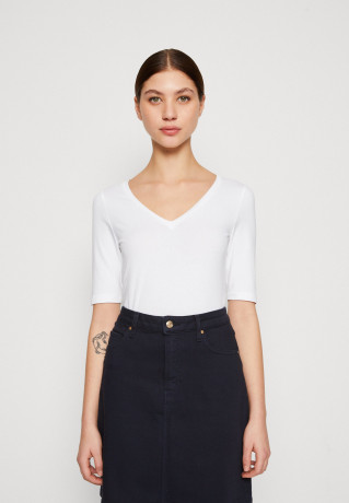 Tommy Hilfiger MODERN CO EA V-NK SLV Basic T-shirt optic white MODERN CO EA V-NK SLV Базовая футболка оптический белый