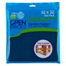 Open Bricks Baseplate 32x32 ocean blue (2) Опорная пластина 32x32 синий океан (2)