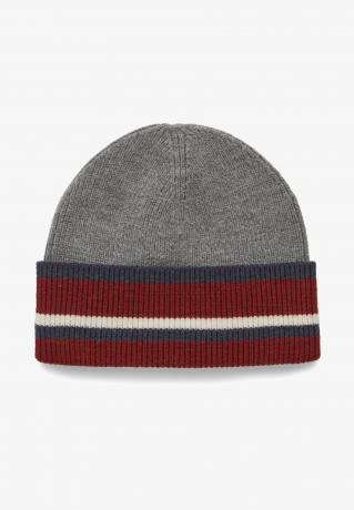 Tommy Hilfiger CORPORATE  Beanie heather grey mix КОРПОРАТИВНЫЙ Шапочка микс вересково-серый