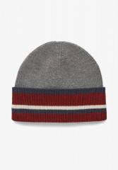 Tommy Hilfiger CORPORATE  Beanie heather grey mix КОРПОРАТИВНЫЙ Шапочка микс вересково-серый
