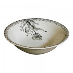 Gien Fayencerie Gien 'Tulipes Noires' Muslischale / Obstschale 0,35 l Gien "Tulipes Noires" Миска для хлопьев/фруктов 0,35 л