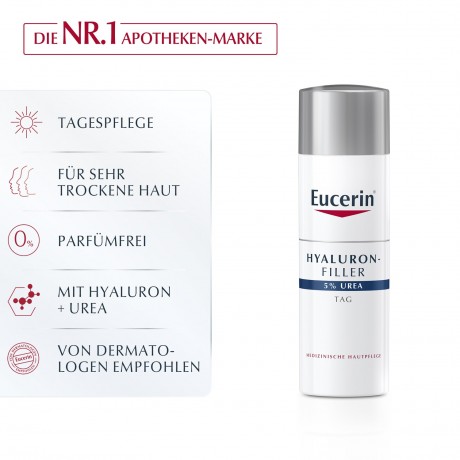Eucerin Anti-Age Hyaluron-Filler UREA Tagescreme Дневной крем Anti-Age Hyaluron-Filler UREA
