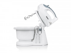 Tristar Tristar Handmixer MX-4152, 200,00 W, mit 5 Leistungsstufen und rotierender 2L Schussel, Weiss  Ручной миксер Tristar MX-4152, 200,00 Вт, с 5 уровнями мощности и вращающейся чашей объемом 2 л, белый