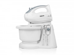 Tristar Tristar Handmixer MX-4152, 200,00 W, mit 5 Leistungsstufen und rotierender 2L Schussel, Weiss  Ручной миксер Tristar MX-4152, 200,00 Вт, с 5 уровнями мощности и вращающейся чашей объемом 2 л, белый
