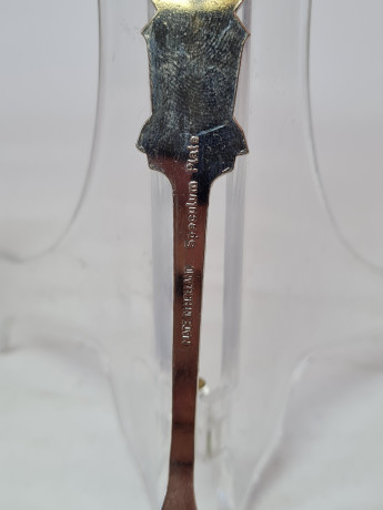 Ложка для сахара винтажная Speculum Plate Holland в упаковке, 11,5 см, Голландия, 1960-70гг.