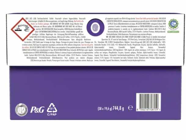 Lenor Colorwaschmittel Pods Blütentraum 38WL, Капсулы для стирки Ленор 3в1 Цветочная мечта, 38 штук