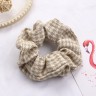 SOHO Pepita Scrunchie Beige резинка для волос Пепита