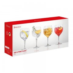 Spiegelau Spiegelau Glaser 'Bar - Gift Set' Gin &amp; Tonic Glas 630 ml Set 4-tlg. Бокалы Spiegelau &quot;Bar - Gift Set&quot; Бокалы для джина-тоника 630 мл, набор из 4 предм.