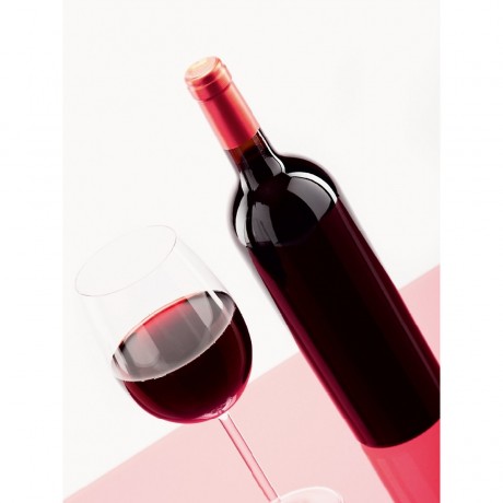 CALVENDO Puzzle CALVENDO Puzzle Ein Glas Rotwein mit Flasche daneben Пазл CALVENDO Puzzle Бокал красного вина с бутылкой рядом с ним