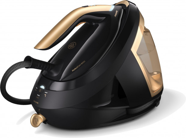 Philips Philips Dampfbugelstation PerfectCare 8000 Series PSG8140/80, 1800 ml Wassertank, 2.700 Watt, OptimalTemp DynamicQ Sensor, 700 gr Dampfstoss Паровая гладильная станция Philips PerfectCare 8000 Series PSG8140/80, резервуар для воды 1800 мл, 2700