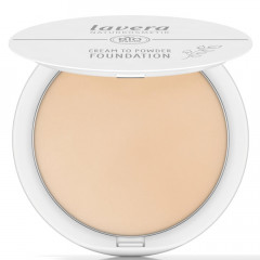 LAVERA Cream to Powder Foundation Light 01 nude, 10,5 g, Лавера Крем-пудра с переходом от кремовой текстуры к пудровому финишу, оттенок Light 01 nude, био-миндальное масло, 10,5 г