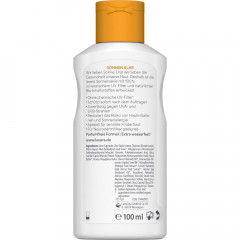LAVERA Sonnenlotion Sensitiv Kids LSF 50, 100 ml, Лавера Солнцезащитное средство SPF 50 для высокой защиты от солнца, витамин E и био-масло ши, 100 мл