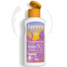 LAVERA Sonnenlotion Sensitiv Kids LSF 50, 100 ml, Лавера Солнцезащитное средство SPF 50 для высокой защиты от солнца, витамин E и био-масло ши, 100 мл