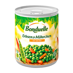 Bonduelle Зелёный Горошек с Морковью, fein 530 г