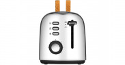 Unold Unold 2er-Toaster Retro edelstahl, 950 Watt, fur 2 Scheiben Toast  edelstahl Тостер Unold 2-местный ретро из нержавеющей стали, 950 Вт, на 2 ломтика тостов