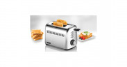 Unold Unold 2er-Toaster Retro edelstahl, 950 Watt, fur 2 Scheiben Toast  edelstahl Тостер Unold 2-местный ретро из нержавеющей стали, 950 Вт, на 2 ломтика тостов