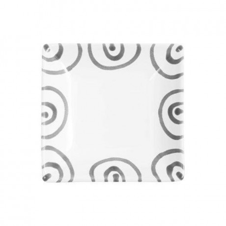 Gmundner Keramik Gmundner Keramik Graugeflammt Snackschale 11x11x2,8 cm Миска для закусок Gmundner керамическая серая с пламенем 11x11x2,8 см
