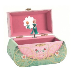 DJECO Schatzkastchen Kutschfahrt mit Spieluhr Поездка на карете с сокровищами с музыкальной шкатулкой