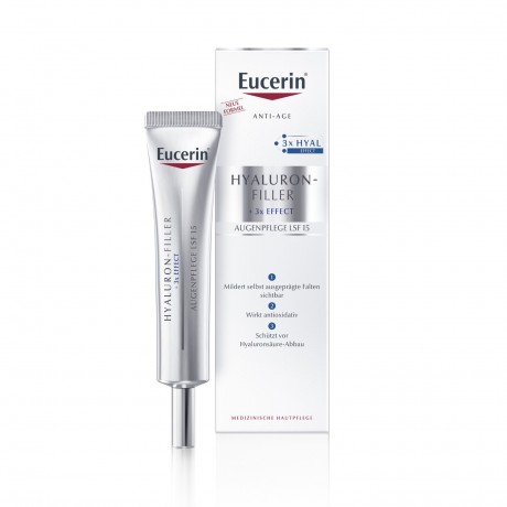 Eucerin Hyaluron-Filler Augenpflege Гиалуроновый наполнитель уход за глазами