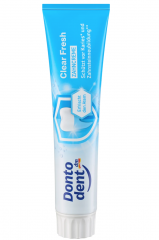 Dontodent Zahnpasta Clear Fresh 125ml, Антибактериальная освежающая зубная паста с повышенным содержанием цинка, 125 мл