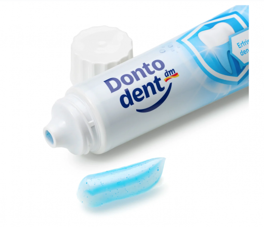 Dontodent Zahnpasta Clear Fresh 125ml, Антибактериальная освежающая зубная паста с повышенным содержанием цинка, 125 мл