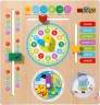 myToys ORIGINALS Kalenderuhr aus Holz Деревянные часы с календарем