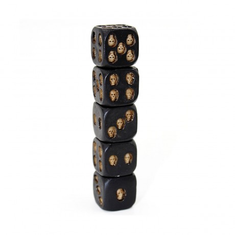 Vicabo Wurfel Totenkopf-5tlg Wurfelspiele fur Kinder Кости черепа 5 частей Игры в кости для детей