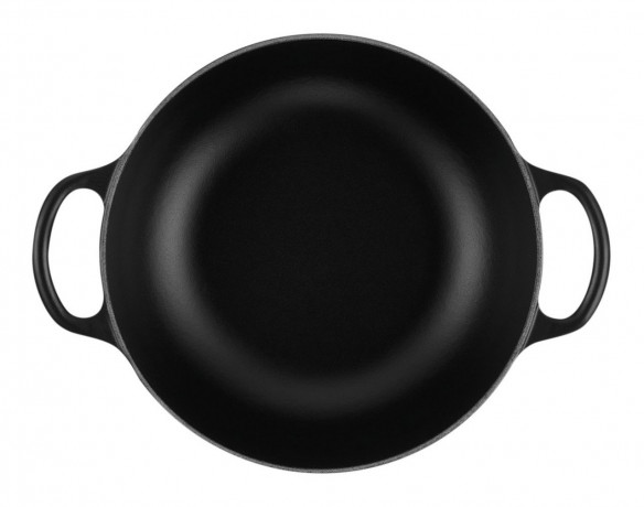 Le Creuset LE CREUSET Br\u00e4ter 22cm schwarz SIGNATURE schwarz LE CREUSET Br>4ter 22см черный SIGNATURE