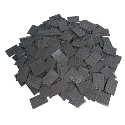 LEGO LEGO 4x6 Platten Dunkelgrau - 500 Stueck - Dark bluish grey plate 3032 LEGO 4x6 тарелки темно-серые - 500 штук - темно-синевато-серая тарелка 3032