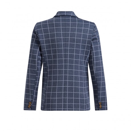 WE Fashion Jungen-Slim-Fit-Sakko mit Karomuster Blazer fur Jungen Пиджак приталенного кроя для мальчика в клетку Пиджак для мальчика