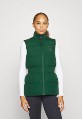 Tommy Hilfiger SORONA BALL WAISTED PUFF VEST Waistcoat prep green ЖИЛЕТ SORONA BALL WAISTED PUFF Жилет подготовка зеленый