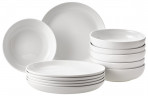 NOVEL Novel Tafelservice 12-tlg. Weiss Роман обеденный сервиз 12 шт.