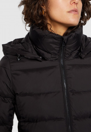 Tommy Hilfiger GLOBAL STRIPE COAT Down coat black GLOBAL STRIPE COAT Пуховик черный