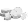 Seltmann Weiden Seltmann Weiden Lido Black Line Kombi-Set rund 30-tlg. Комбинированный набор Seltmann Weiden Lido Black Line из 30 предметов.