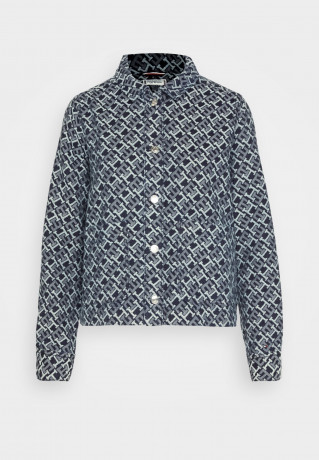 Tommy Hilfiger JACKET MONOGRAM Summer jacket blue denim КУРТКА MONOGRAM Летняя куртка синий деним