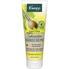 Kneipp Sekunden Handcreme, 75 ml, Kneipp быстровпитывающийся крем для рук с лимонной вербеной, авокадо и жожоба, 75 мл