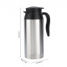 PRANITE PRANITE Wasserkocher 750 ml Edelstahl-Autoheizbecher, 0.75 l, 120,00 W, Reisekessel, Wasserkocher (12V) Чайник PRANITE, 750 мл, автомобильная нагревательная чашка из нержавеющей стали, 0,75 л, 120,00 Вт, дорожный чайник (12 В)