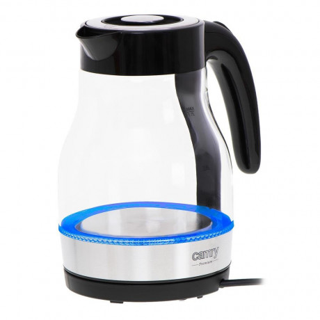 Camry Camry Wasserkocher CR 1300 Glas-Wasserkocher 1,7 Liter, Glaskessel mit LED-Beleuchtung, Edelstahl  Чайник Camry CR 1300 стеклянный чайник 1,7 литра, стеклянный чайник со светодиодной подсветкой, нержавеющая сталь