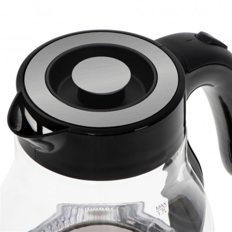 Camry Camry Wasserkocher CR 1300 Glas-Wasserkocher 1,7 Liter, Glaskessel mit LED-Beleuchtung, Edelstahl  Чайник Camry CR 1300 стеклянный чайник 1,7 литра, стеклянный чайник со светодиодной подсветкой, нержавеющая сталь